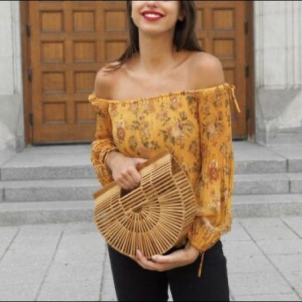 Wilfred Talence Snakeprint Off-shoulder Blouse